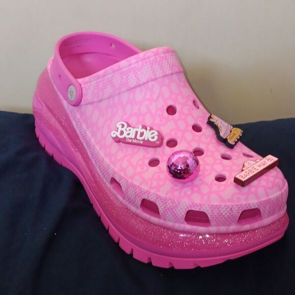 NWT Crocs Barbie The Movie* Mega Crush Clog- Platform- 13 Cosplay - Spice Girls - Picture 10 of 10